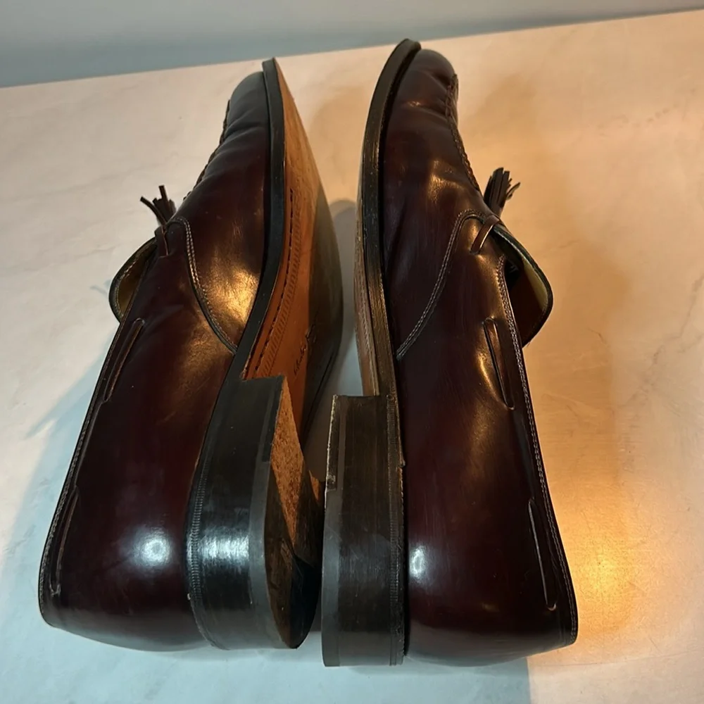 Salvatore Ferragamo Brown Leather Loafers Size 13 - Picture 2 of 11